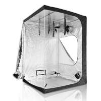 150x150x200 Factory Price Cheap Greenhouse Hydroponics Indoor Grow Tent 600D