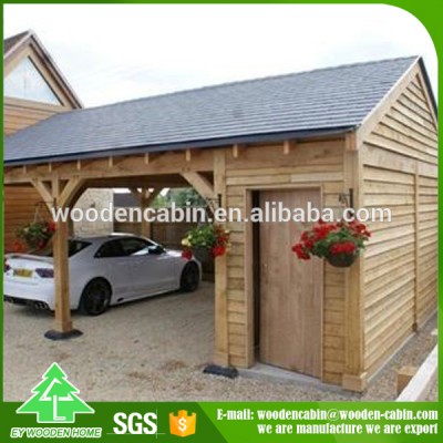 Manufacturer directly supply prefab wooden carport/solar carport