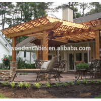 build the wooden pergola