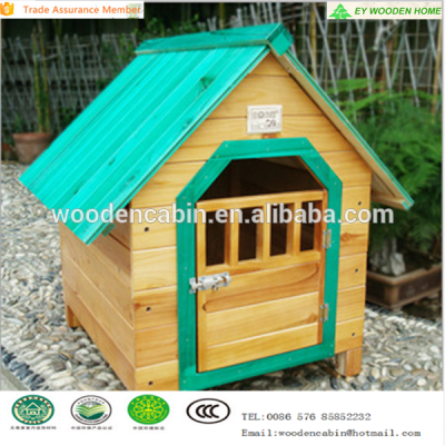 wooden dog house