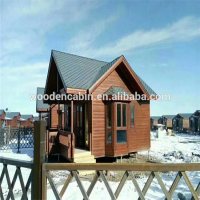 New design india wooden cottage house with low costs